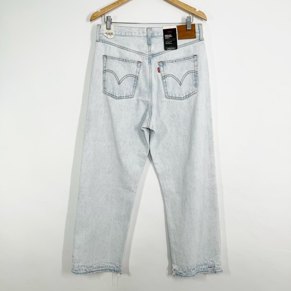 Levi's Denim - Levi's Womens Ribcage Straight Ankle Jeans Size 31 Release Me Button Fly NWT